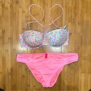 Victoria's Secret bikini swimsuit, size top 34 DD, bottom L